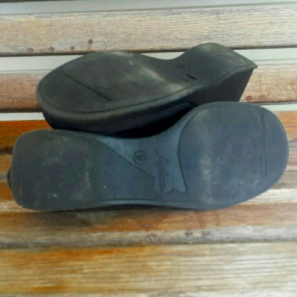 Suede Fanfare wedge shoes - Picture 4 of 4